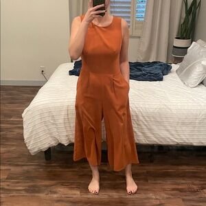Elegant Orange Sleeveless jumper